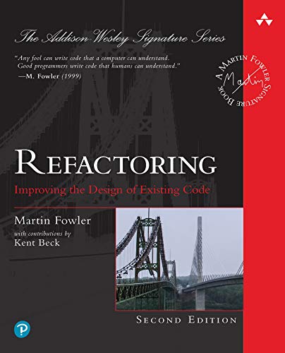 Livre Refactoring de Martin Fowler avec Kent Beck