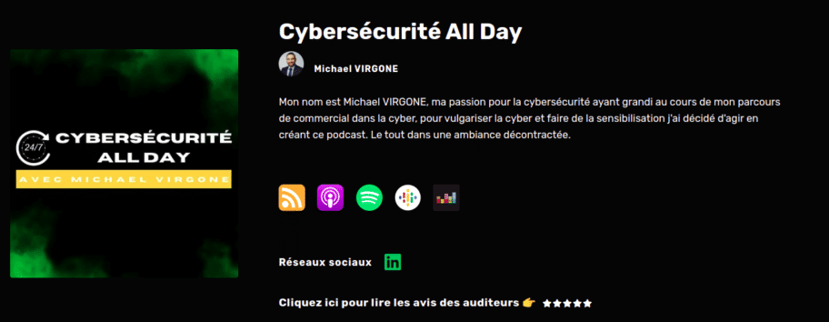 Podcast CyberSécurité All Day